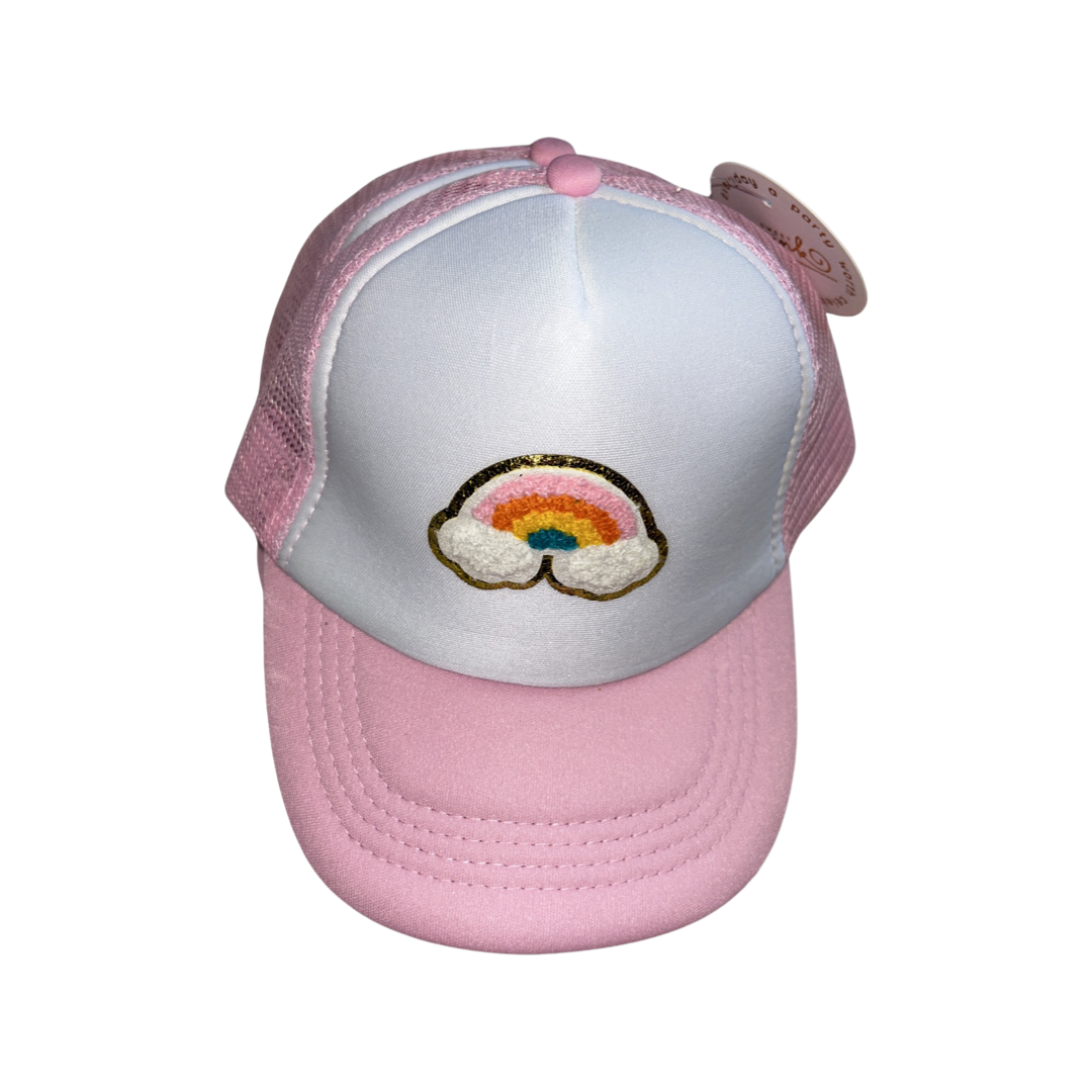 Rainbow Patch Trucker Hat - Girls and Toddler