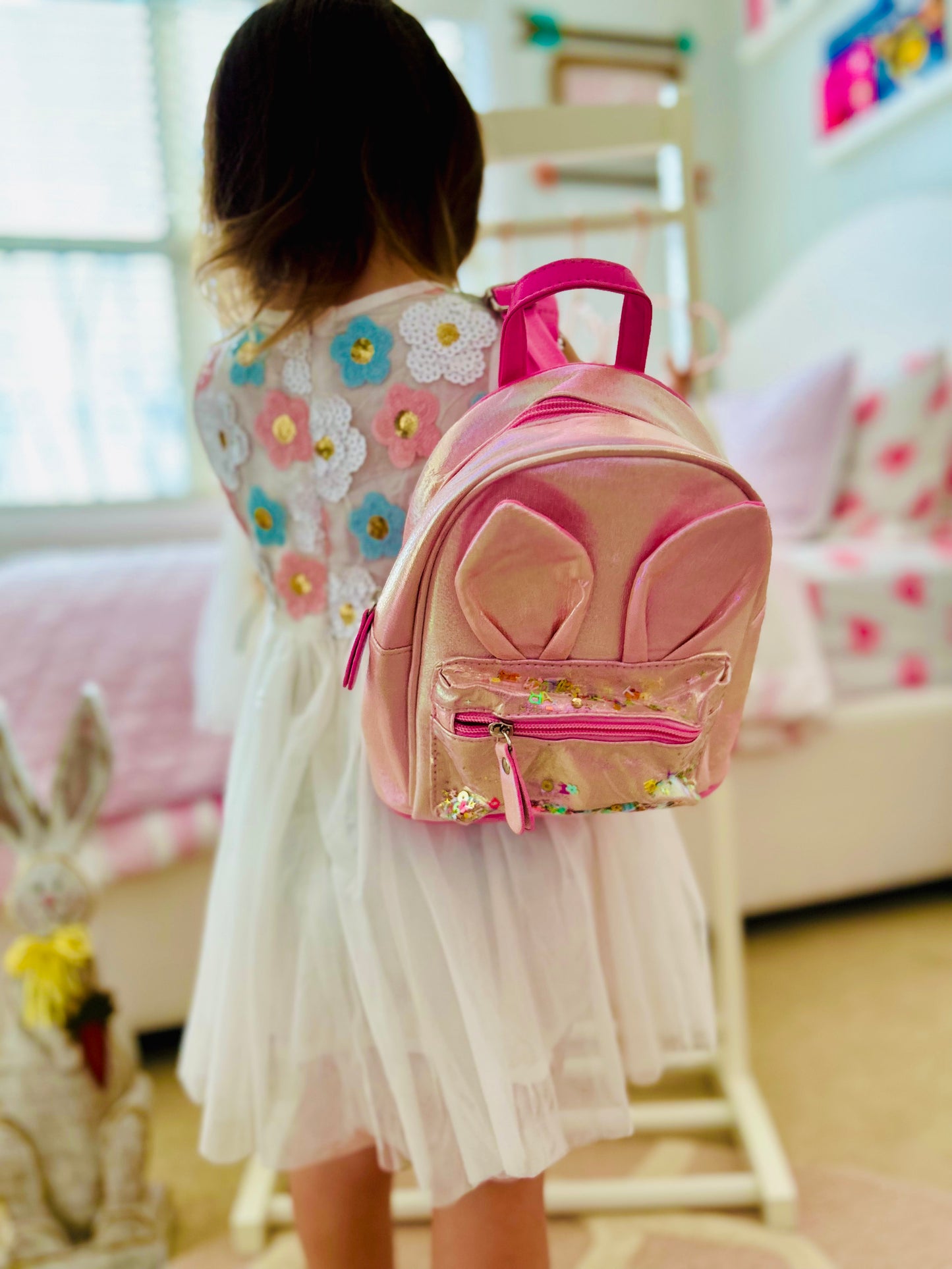 Iridescent Bunny Backpack