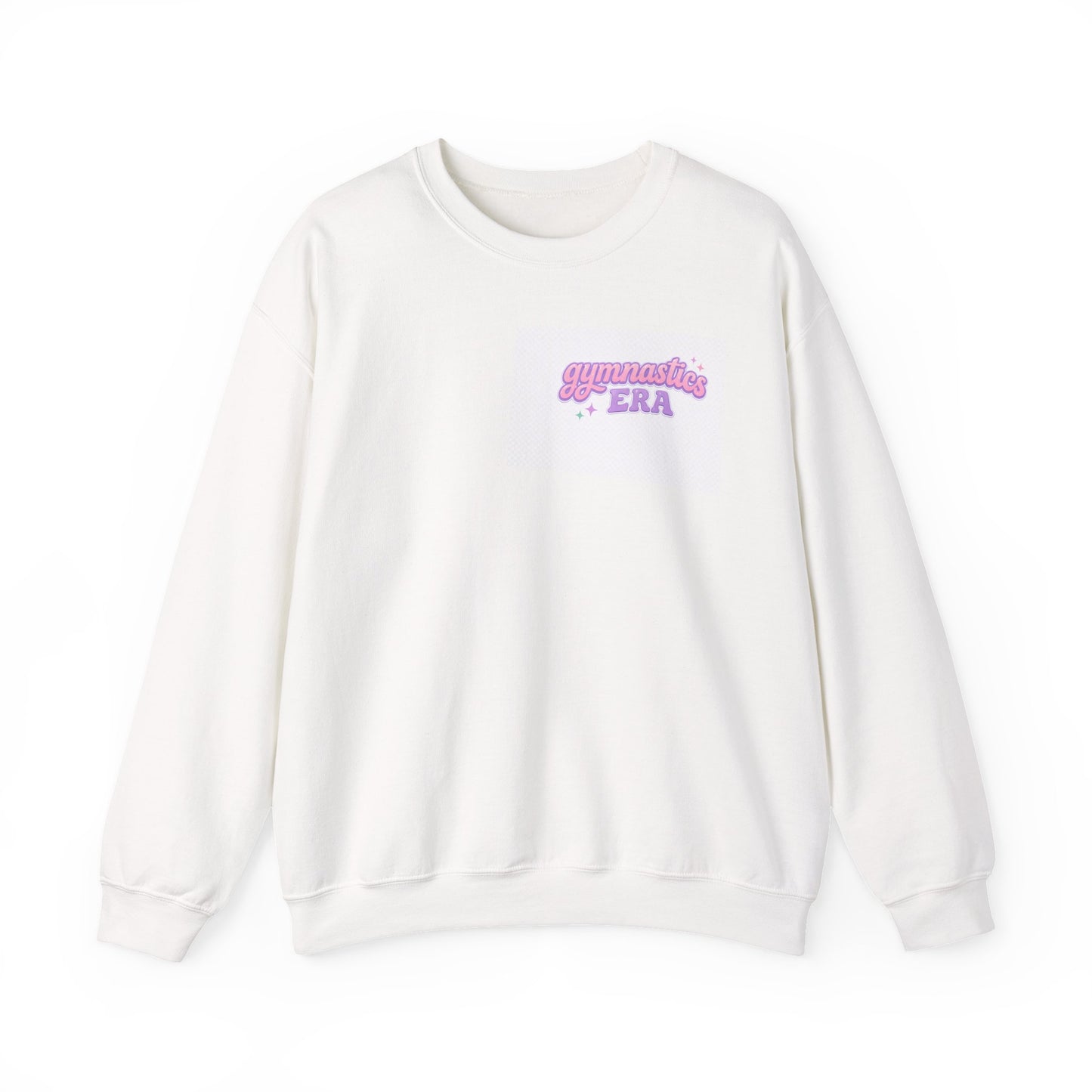 Retro Pastel Gymnastics Crewneck – Adult Oversized Vault Bars Beam Floor Sweatshirt