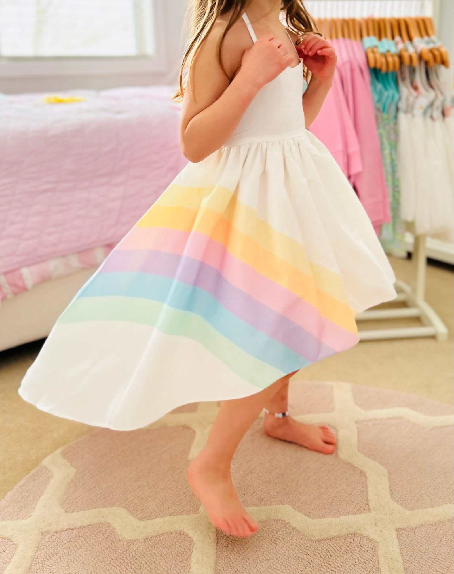 Little Girl Summer Pastel Hi-Lo Dress – More Grit Less Grace
