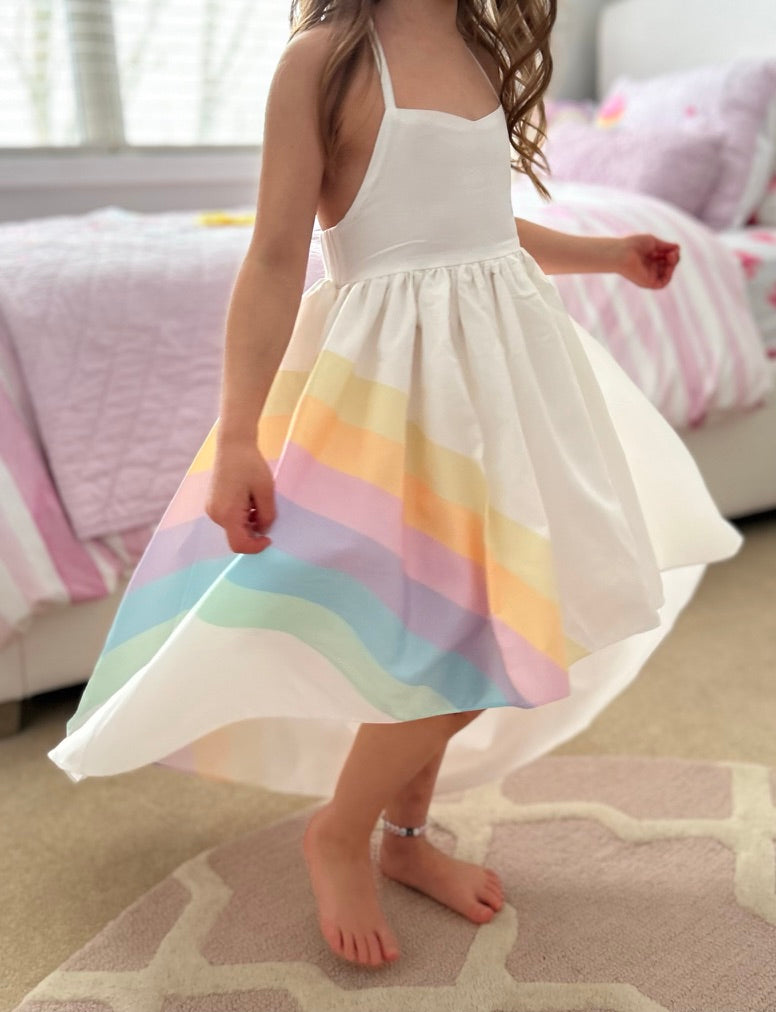 Pastel Ladies Rainbow Dress Pastel Rainbow Lollipop Sleeveless Dress Dresses Women Summer Pastel Ladies Rainbow Dress Pastel Rainbow Lollipop Sleeveless Dress Dresses Women Summer